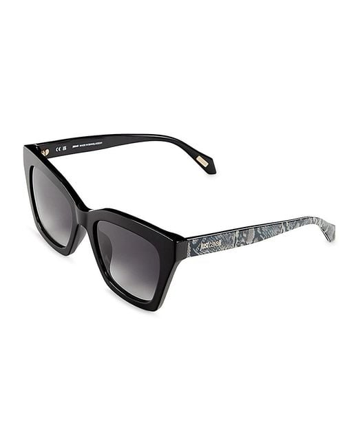 Just Cavalli Black 52mm Square Sunglasses