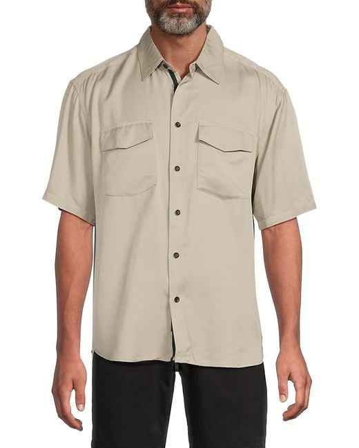 Rag & Bone Natural Modal Two-Pocket Shirt for men