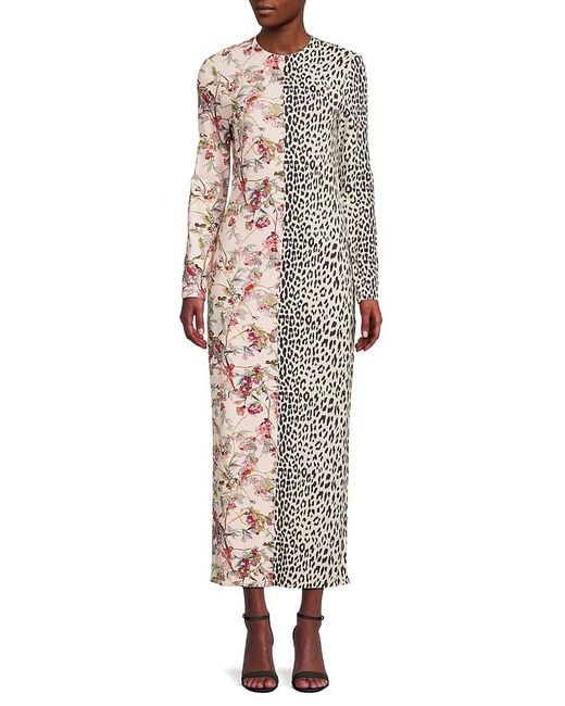 Brandon maxwell leopard dress hotsell