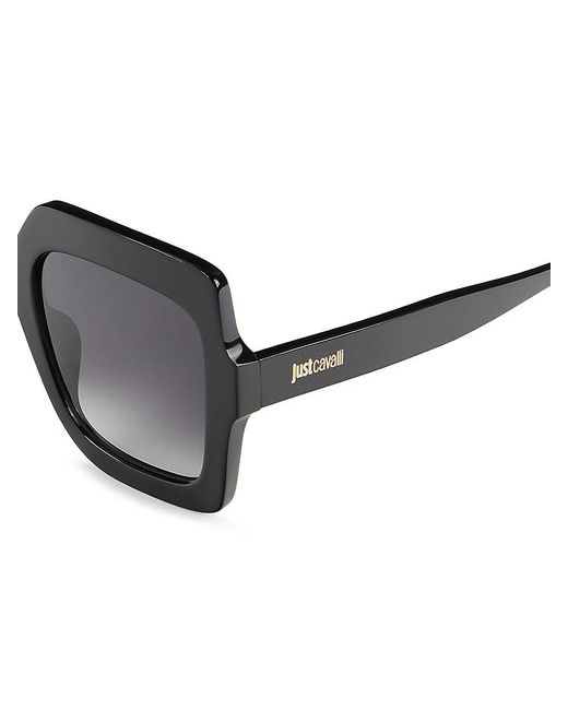 Just Cavalli Black 53mm Square Sunglasses