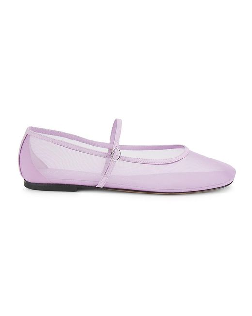 3.1 Phillip Lim Pink Id Mesh Mary Jane Flats