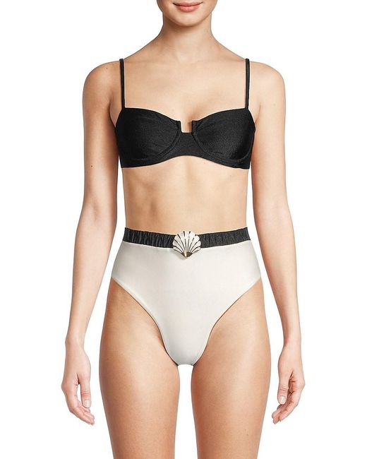 PATBO Black Underwire Bikini Top