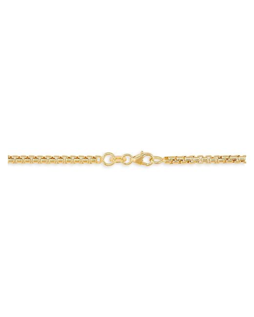 Saks Fifth Avenue 14k Yellow Gold 18" Box Chain Necklace in Metallic | Lyst  UK