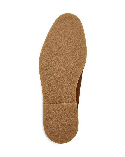 Bruno Magli Brown Carmelo Suede Penny Loafers for men