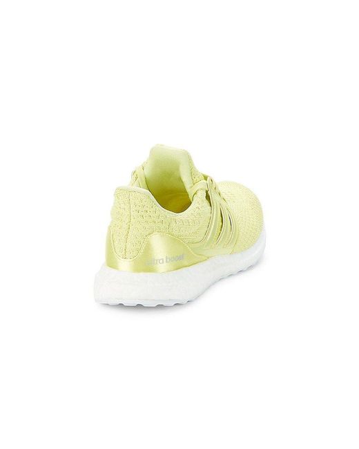 adidas Ultra Boost Mesh-knit Trainers in Yellow | Lyst