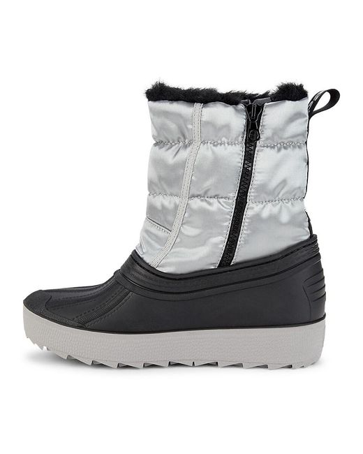 Faux fur 2024 waterproof boots