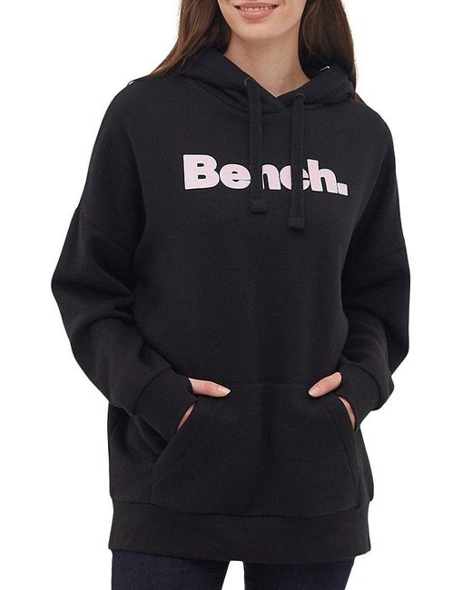 Bench Dayla Logo Oversized Hoodie in Pink Lyst