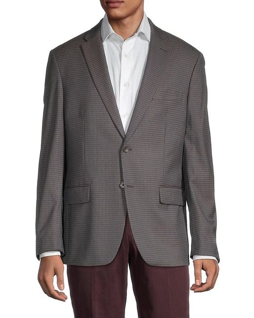 Tommy Hilfiger Graph-check Sportcoat in Brown for Men | Lyst