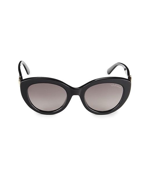 Roberto Cavalli Black 53Mm Cat Eye Sunglasses