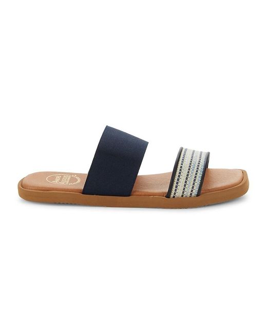 Andre Assous Blue Beverly Featherweights Dual-strap Sandal