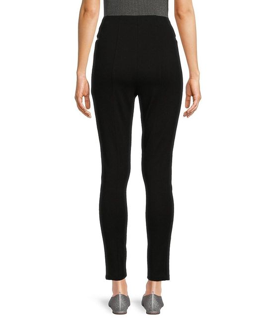 Calvin Klein Black Pintuck Pants