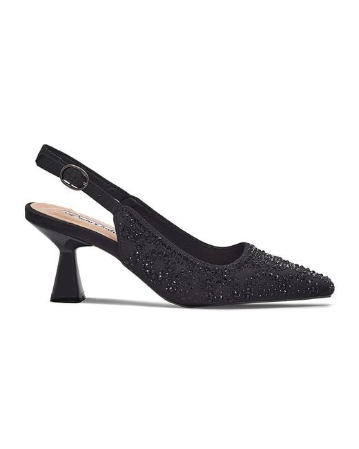 Lady Couture Blue Lucy 65Mm Crystal-Embellished Slingback Pumps