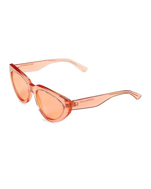 Karl Lagerfeld Green 54mm Cat Eye Sunglasses