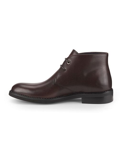 Zanzara Brown Fores Leather Ankle Chukka Boots for men