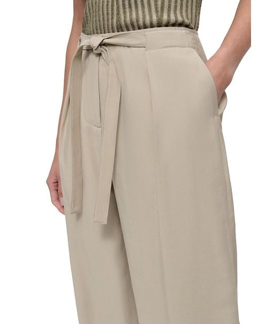 DKNY Blue Tie Front Trousers