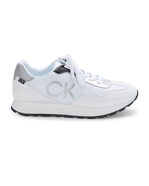 Calvin Klein Kccaden Logo Sneakers in White | Lyst