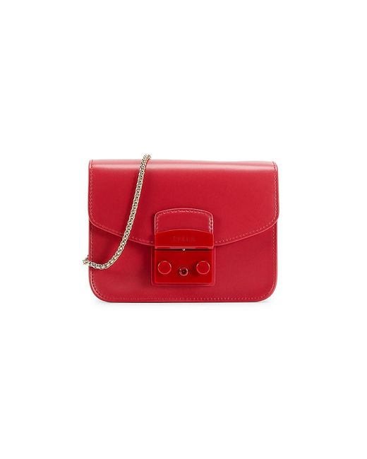 Furla red hotsell mini bag