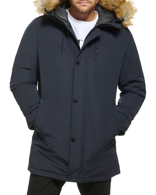 Faux fur calvin klein cheap