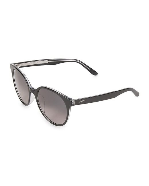 Maui Jim Gray 55mm Cat-eye Sunglasses