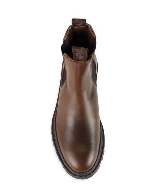 Pajar Brown Cyprus Leather Chelsea Boots for men