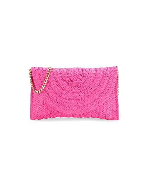 Collection 18 Pink Textured Clutch