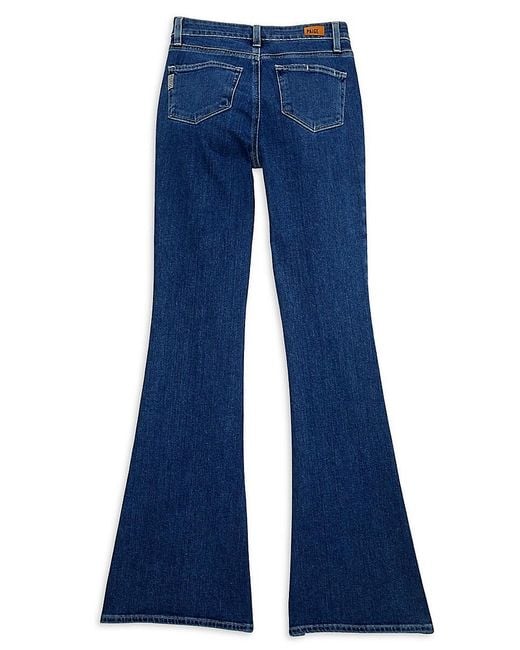 PAIGE Blue High Rise Bell Bottom Jeans