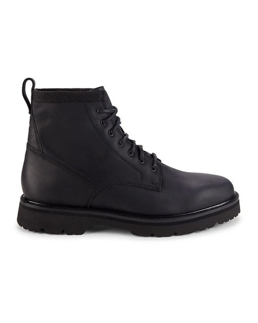 Cole Haan Black Leather Ankle Boots for men