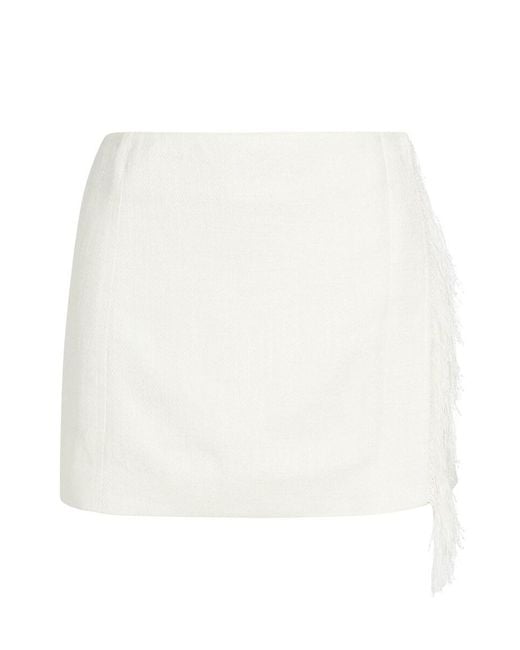 A.L.C. White A. L.C. Kelley Fringe Miniskirt