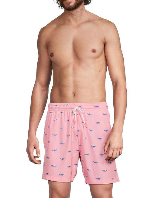 Trunks Surf & Swim Pink Sano Print Swim Shorts for men