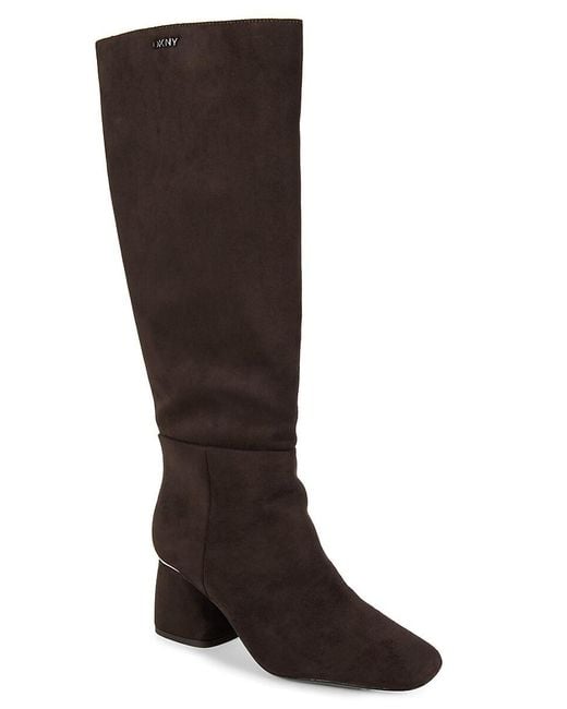 DKNY Brown Cana Knee Boots