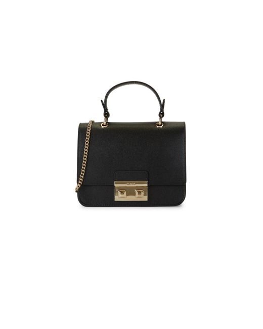 Furla Mini Bella Leather Top Handle Bag | Lyst