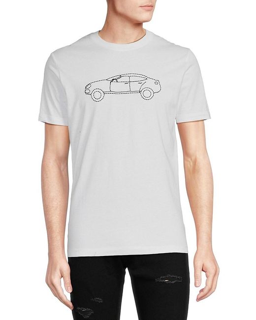 French Connection White 'Graphic Tee for men