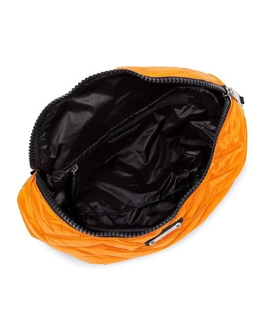 Rebecca Minkoff Orange Cree Quilted Belt Bag