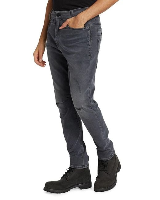 G Star RAW D staq 3d Slim fit Jeans in Blue for Men Lyst UK