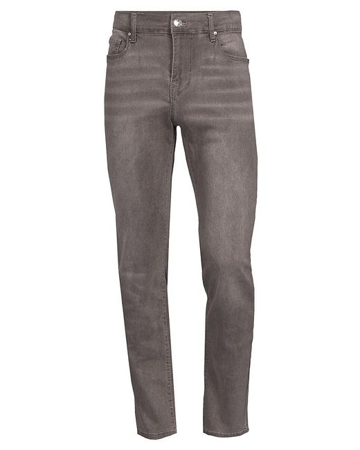 True Religion Gray Rocco Relaxed Skinny Fit High Rise Jeans for men