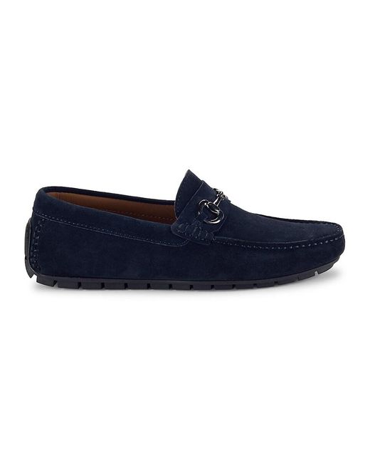 To Boot New York Blue Hart Suede Moccasin Driving Loafers for men
