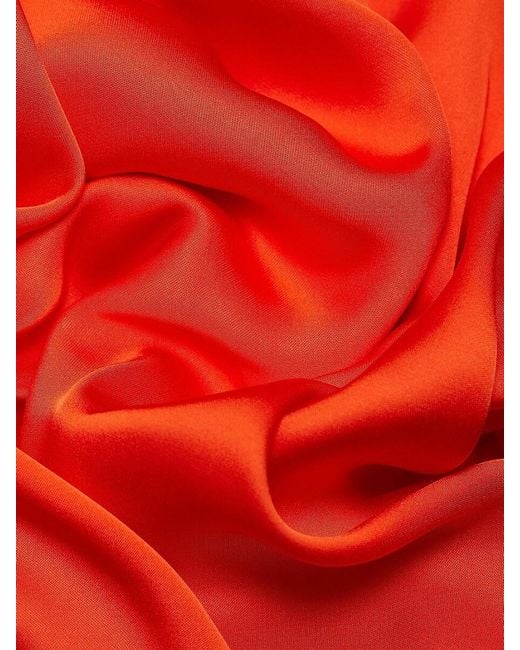 A.L.C. Red A. L.C. Dara Draped Midi-Dress