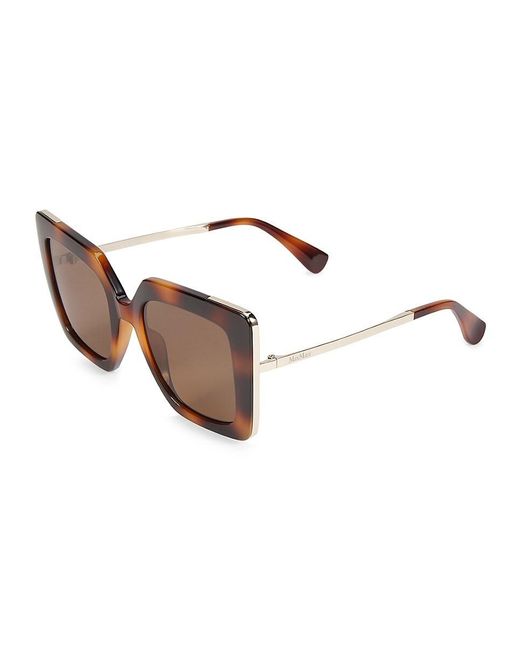 Max Mara Brown 52Mm Cat-Eye Sunglasses