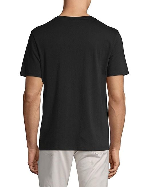 Vince White Pima Cotton V Neck Tshirt for men