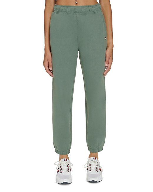 Tommy Hilfiger Green Logo Joggers