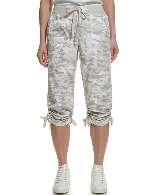DKNY Gray Cropped Pants