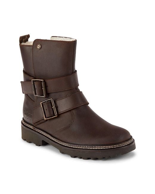 Fleece lined hotsell biker boots