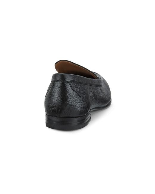 Allen Edmonds Black Lennox Leather Loafers for men