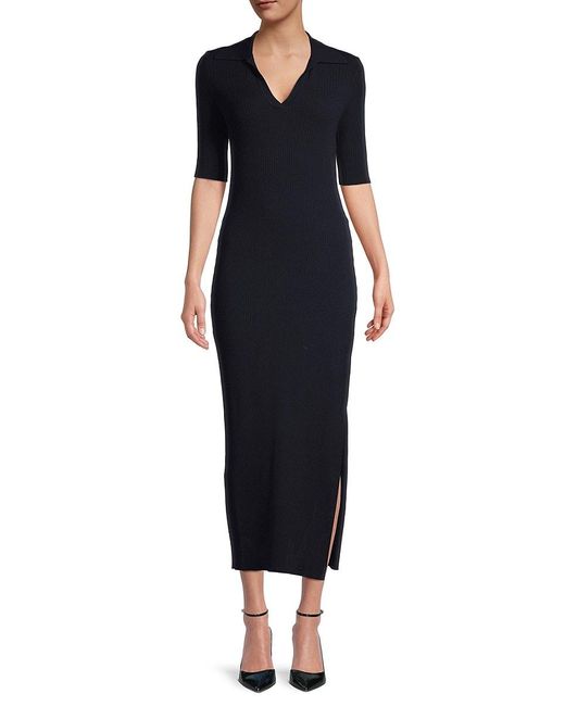 Ted Baker Synthetic Polo Sweater Dress in Midnight (Blue) - Lyst