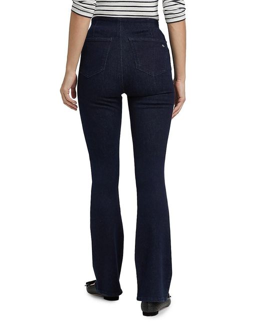 Rag & Bone Blue Epic Peyton Pull-On High-Rise Pants