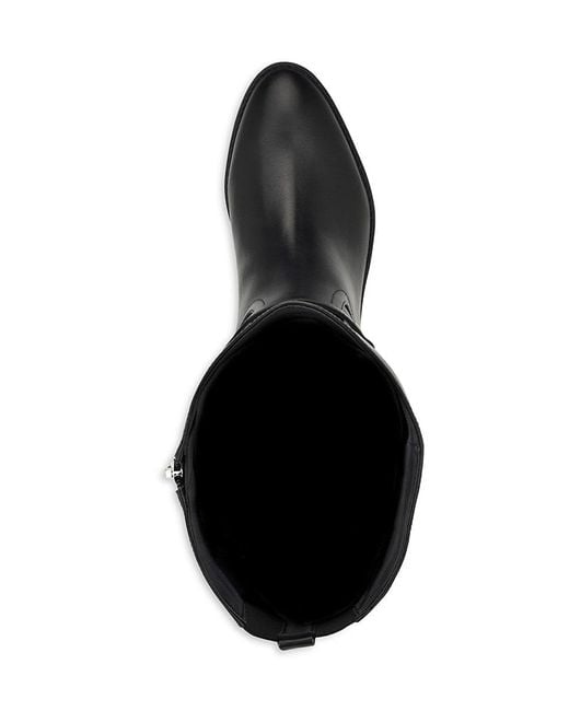Calvin Klein Black Daphny 40Mm Logo Knee-High Boots