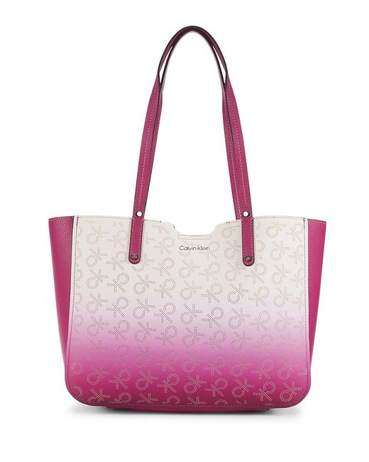 Calvin Klein Pink Tote Bags