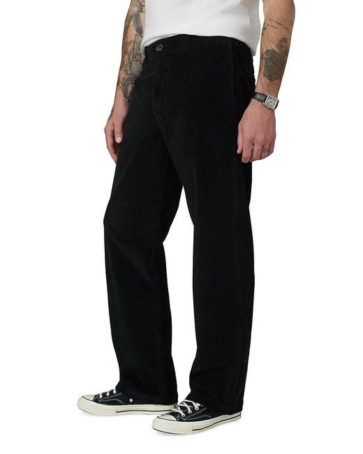 Joe's Jeans Black Relaxed Corduroy Dress Pants for men