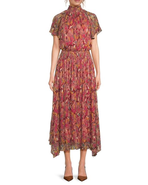 short metallic dress Poly USA 9744 Homecoming A Line Metallic Short Cocktail Dress