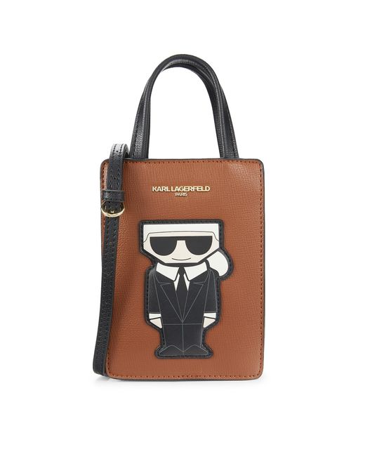 Karl Lagerfeld Maybelle Phone Crossbody Bag in Black Lyst